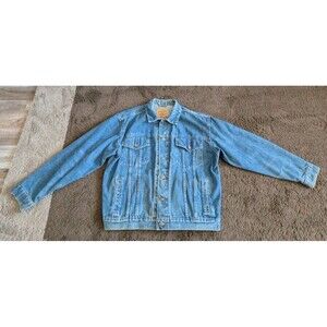 Vintage 1980s In Crowd Denim By Celebration Stone Wash Jacket  Size Large